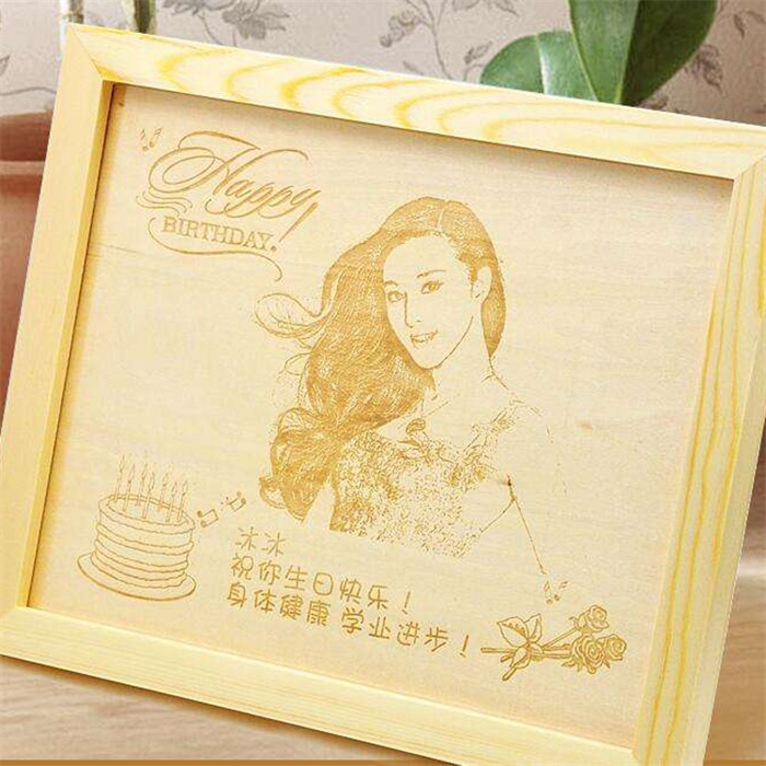 木材工藝品二氧化碳激光打標機 木材工藝品激光打標機